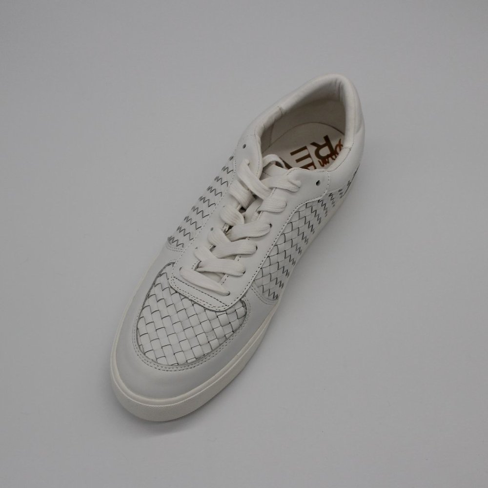 Sam Edelman White Woven Sneakers